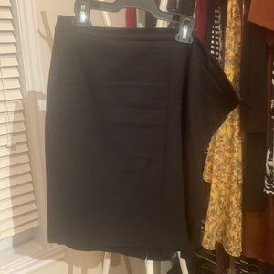 Black pencil skirt